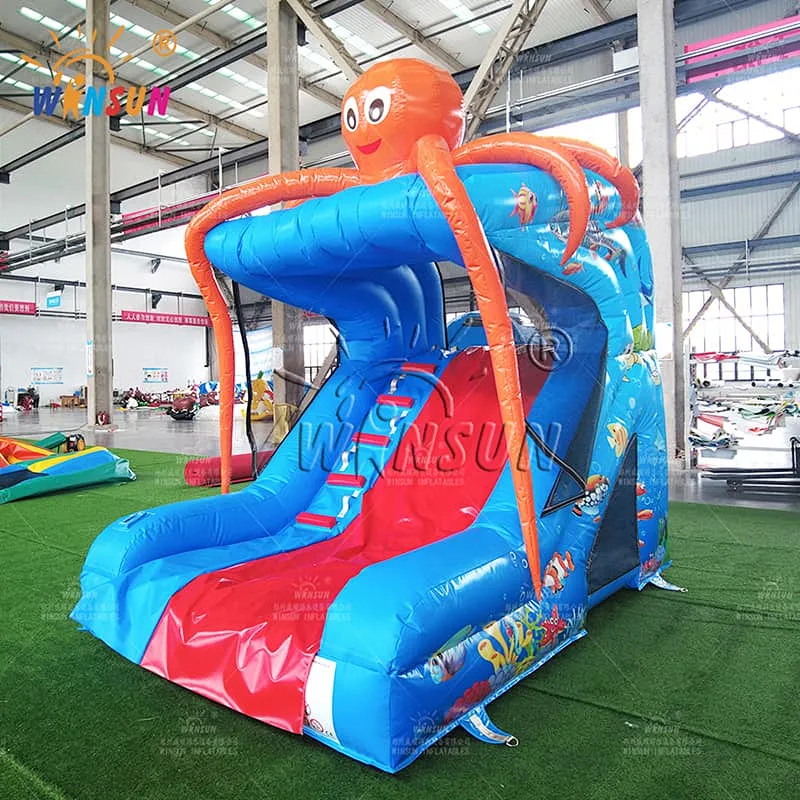 Custom Octopus Inflatable Slide